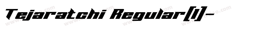 Tejaratchi Regular(1)字体转换